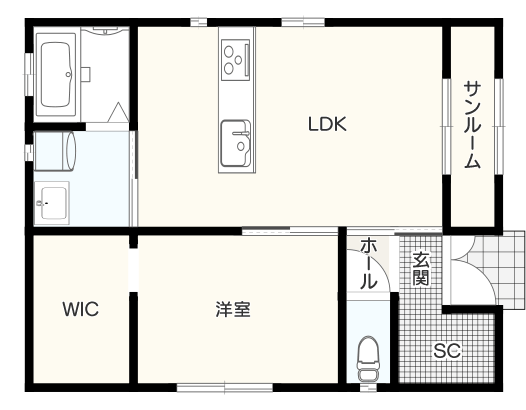 A棟 間取り図
